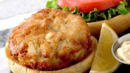 Phillips Seafood Crab Cake Sandwich