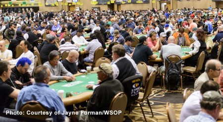 Players at World Series of Poker 2015