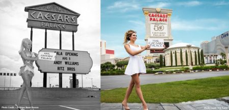 Caesars Palace Then and Now