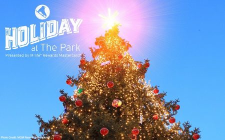 Holiday At The Park Celebrates The Season At Toshiba Plaza With First-Ever Tree Lighting Ceremony