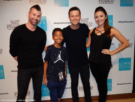 Miles Brown attends MAT FRANCO - MAGIC REINVENTED NIGHTLY at The LINQ Hotel & Casino 7.11.17_courtesy MAGIC REINVENTED NIGHTLY_1