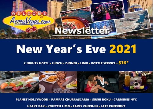 Las Vegas New Years Eve VIP Inclusive Package - Book Now!